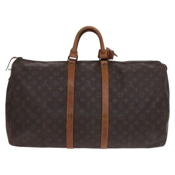 LOUIS VUITTON Monogram Keepall 55 Boston Bag Vintage M41424 LV Auth EC157 - Picture 3 of 16
